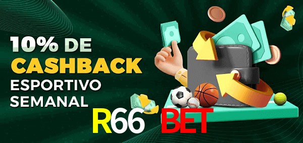 10% de bônus de cashback na R66 Bet
