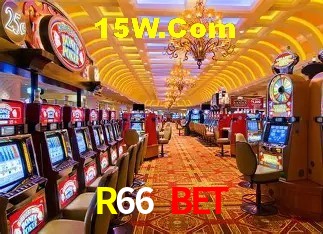 Interface moderna da plataforma R66 Bet